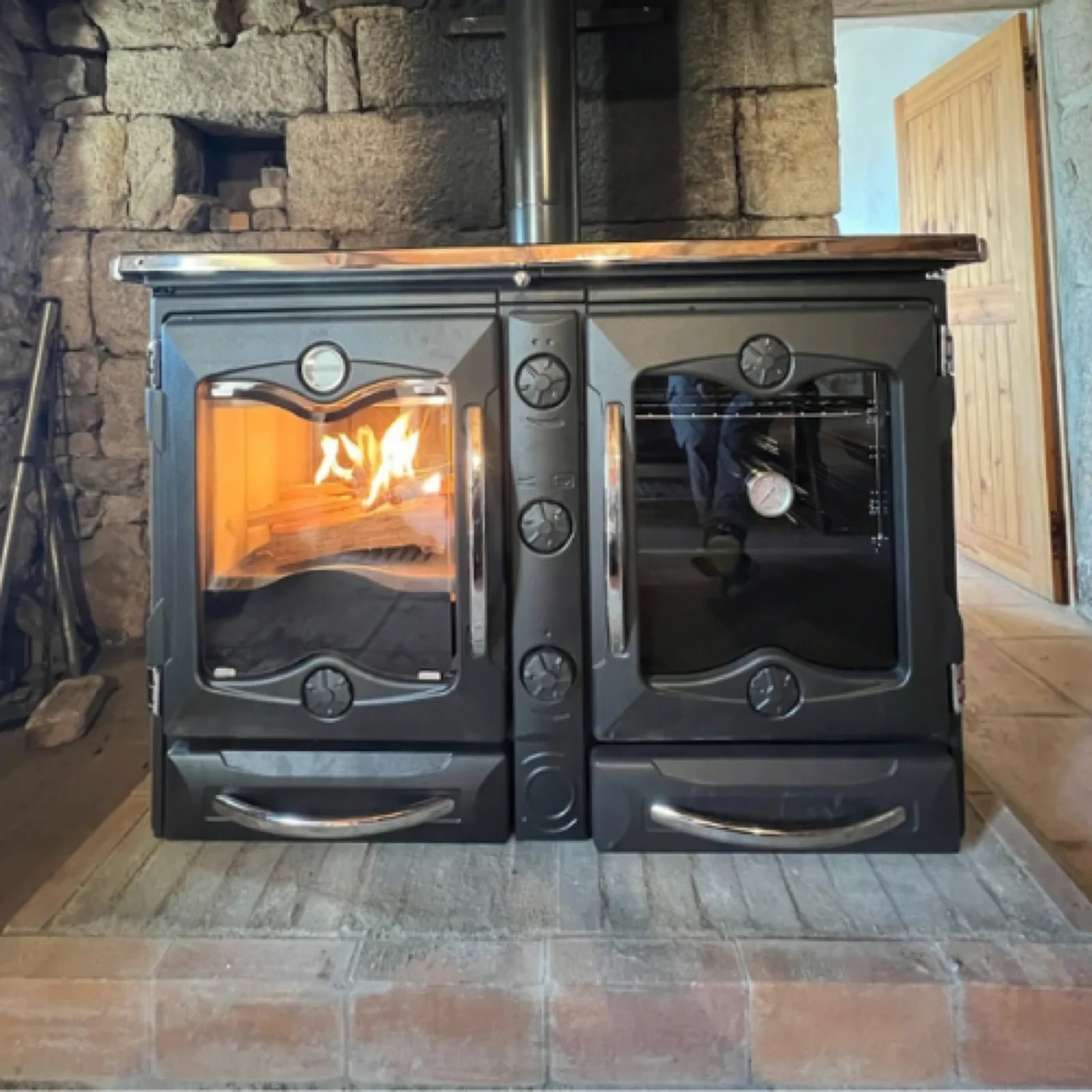 Installation de poêle par Les Flammes du Nord